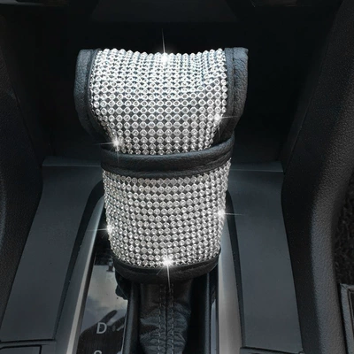 Cross-border car full diamond safety Sürətlər qutusu və əl tormozu başlıqları