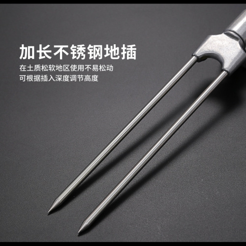 Micano Universal Ground Bracket Stainless Steel Turret Bracket Ground Socket Fishing Rod Bracket Turret Bracket Ground Socket