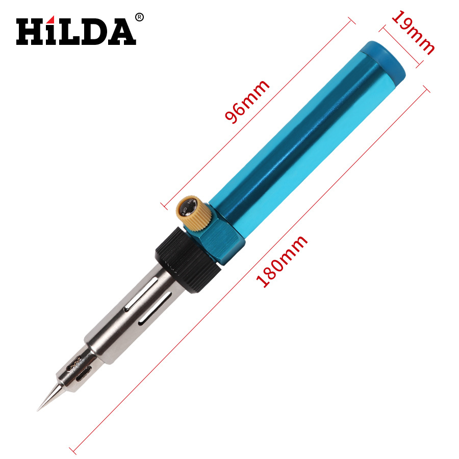 Hilda ventas directas de la fábrica en stock al por mayor de gas soldador eléctrico de soldadura de hierro herramientas de soldadura