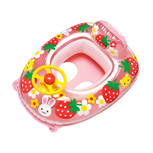 Japan Igarashi swimming pool toy manufacturer wholesale infant steering wheel seat children's inflatable baby swimming ring
