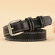 Retro women's belt simple all-match Korean style student belt Women's thin decorative casual pin buckle pants belt fashion wholesale