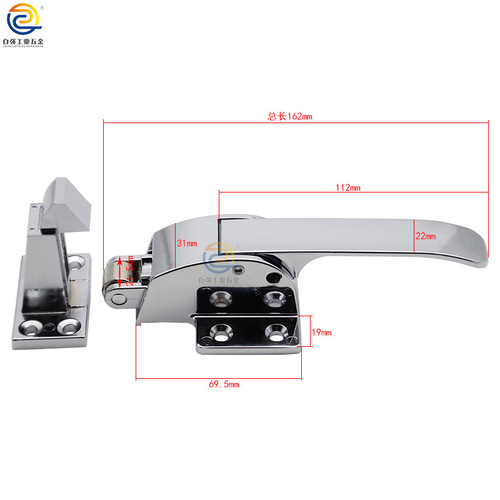 工业烤箱锁 可调式冷库门锁 冰库门锁 冷库配件压把拉手 烘箱门锁