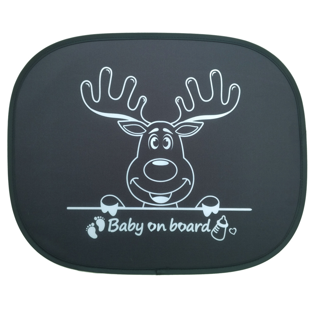 Manufacturer supplies car shade from the side block of cartoon…