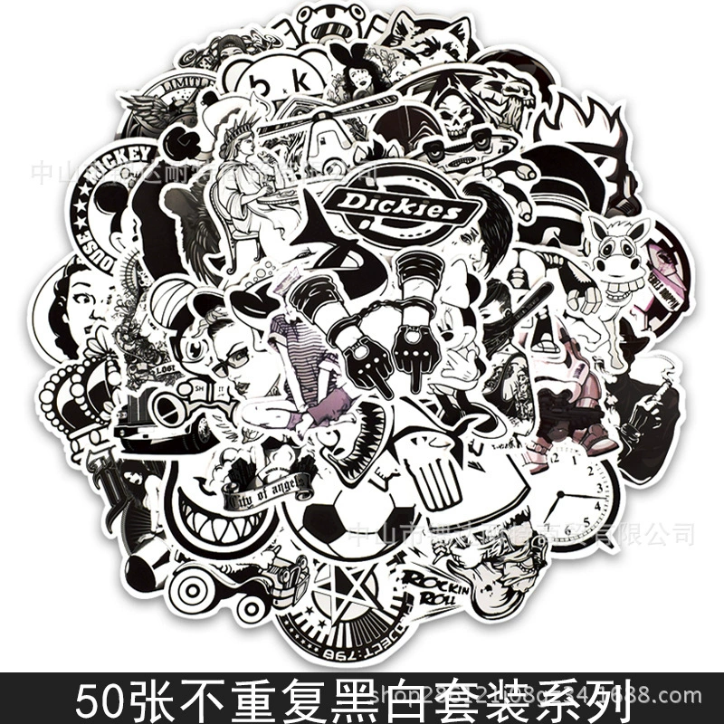 К cartoon наклейки, кисть, ноутбук, чемодан, водостойкая наклейка, граффити, Амазон