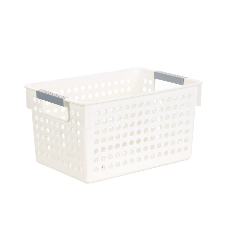Desktop bathroom storage basket Hollow multi-purpose miscellaneous stationery office wide small storage basket 6072