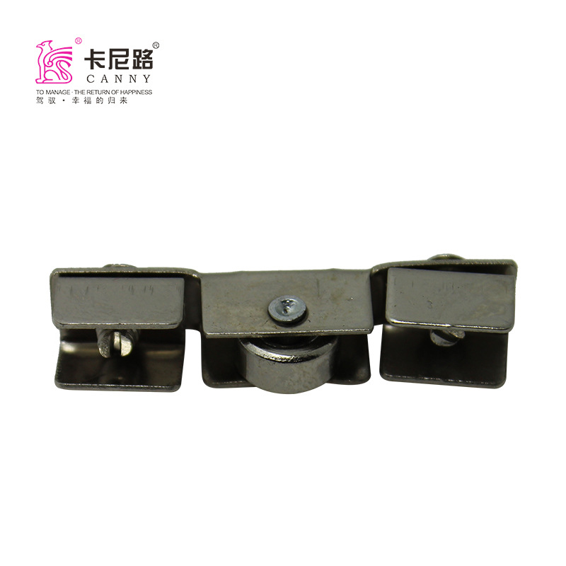 2303金属地柜轮塑钢纱窗配件滑轮H轮珠宝柜滑轮小号滚珠