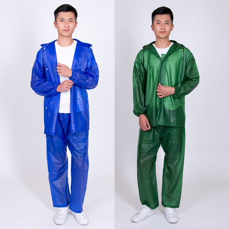 Labor insurance fishing non-disposable beef tendon King suit beef tendon raincoat wholesale sea glue raincoat beef tendon raincoat set