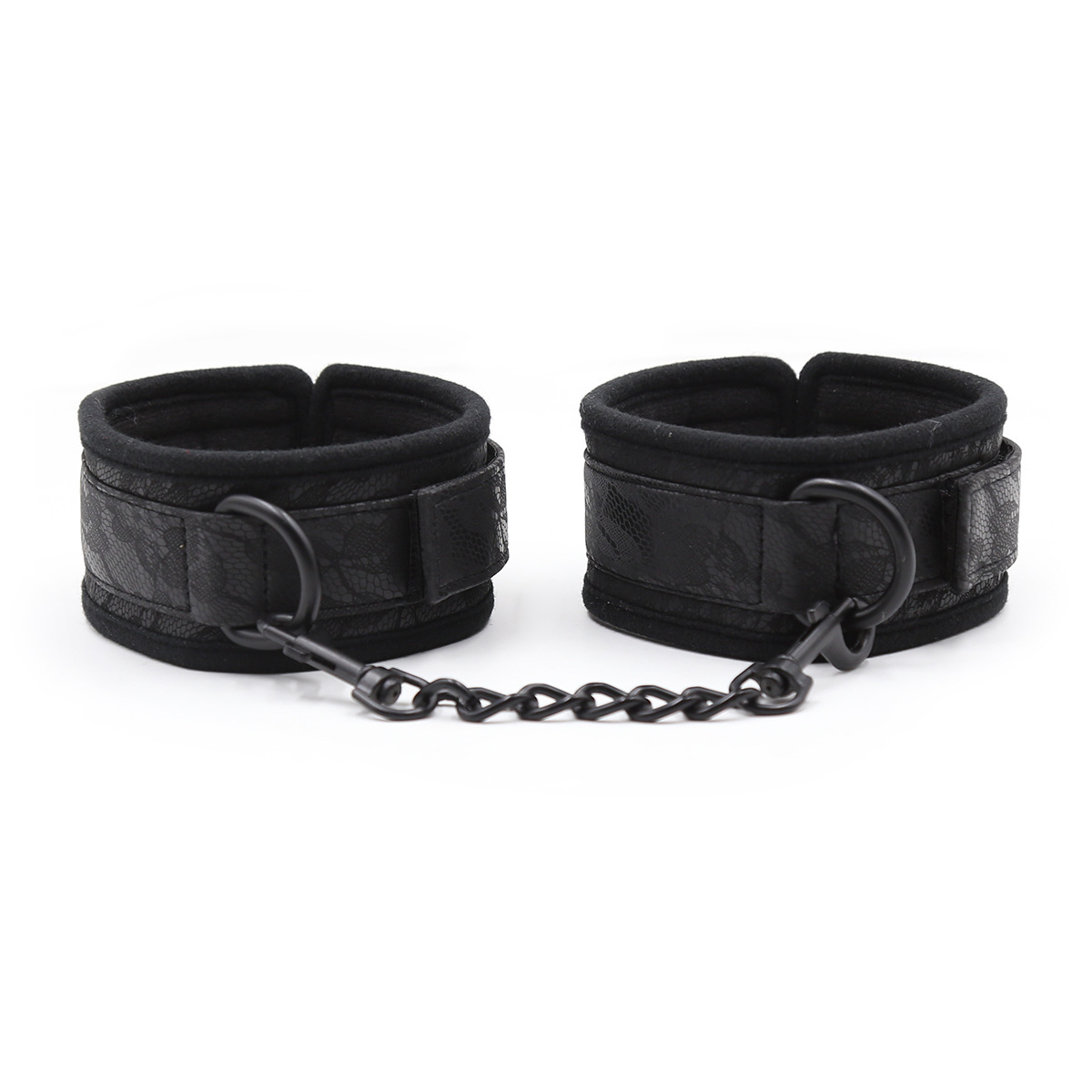 Juguetes sexuales, juguetes para adultos, esposas de cuero, esposas para pies, esposas para manos y pies, esponja de encaje, esposas cómodas para manos, pulseras de juguetes sexuales image 4