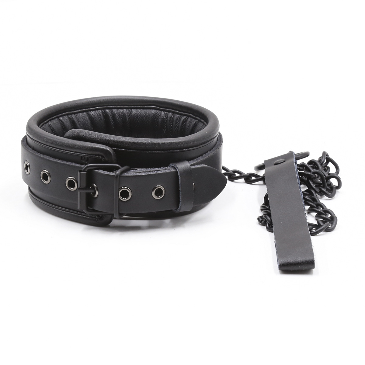 Suministrados directamente por el fabricante, juguetes novedosos para adultos, juguetes alternativos, esposas de cuero, grilletes para pies, arnés para cuello, correa para perro, conjunto de collar para cuello.