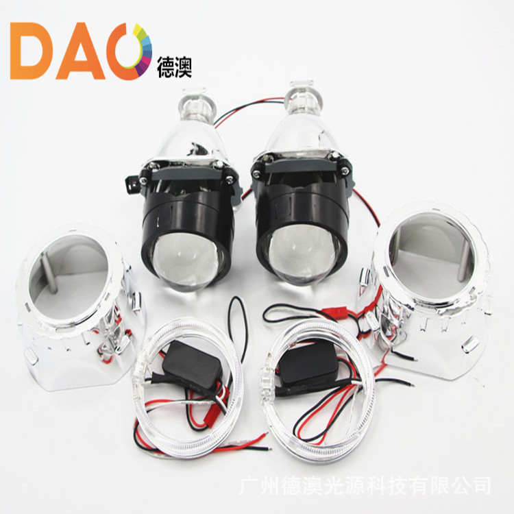 Jinggang traje de lente de doble Luz de 2,5 pulgadas HID lámpara de xenón lente H1 ojo de pez King Kong TL ventas directas de fábrica