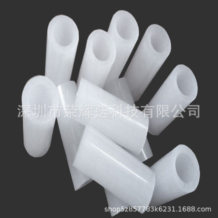 广东厂家挤出环保PC乳白色管半透塑料圆管 PC扩散圆管 灯具塑料管