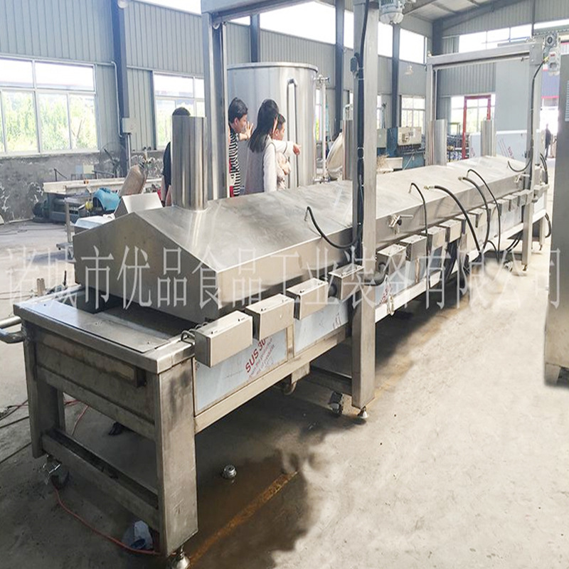 节能型油炸机 小麻花连续式油炸机 全自动油炸机流水线