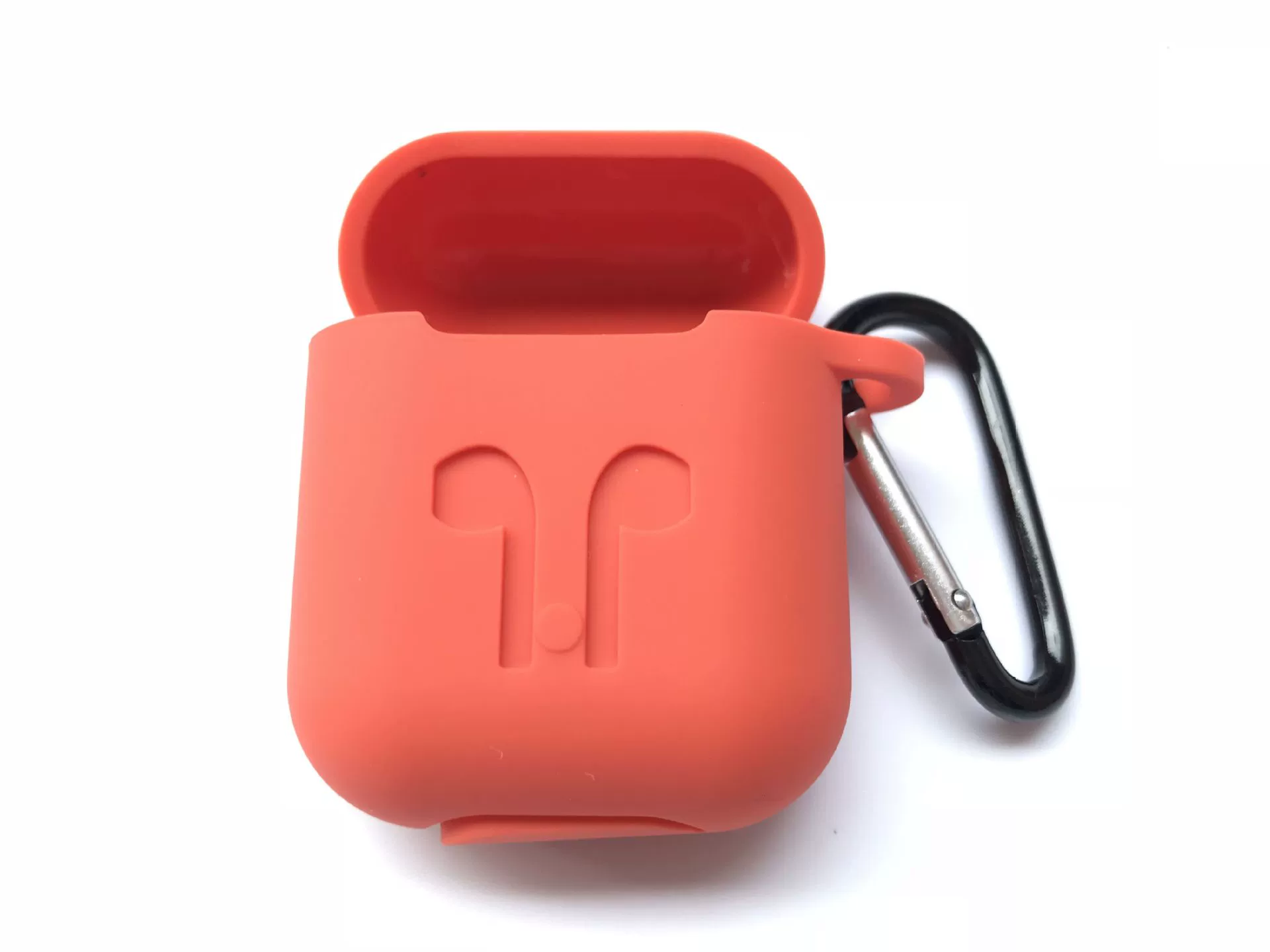 Силиконовый защитный чехол для AirPods, совместим с беспроводными наушниками, 13 цветов, карабин/крючок/верёвка