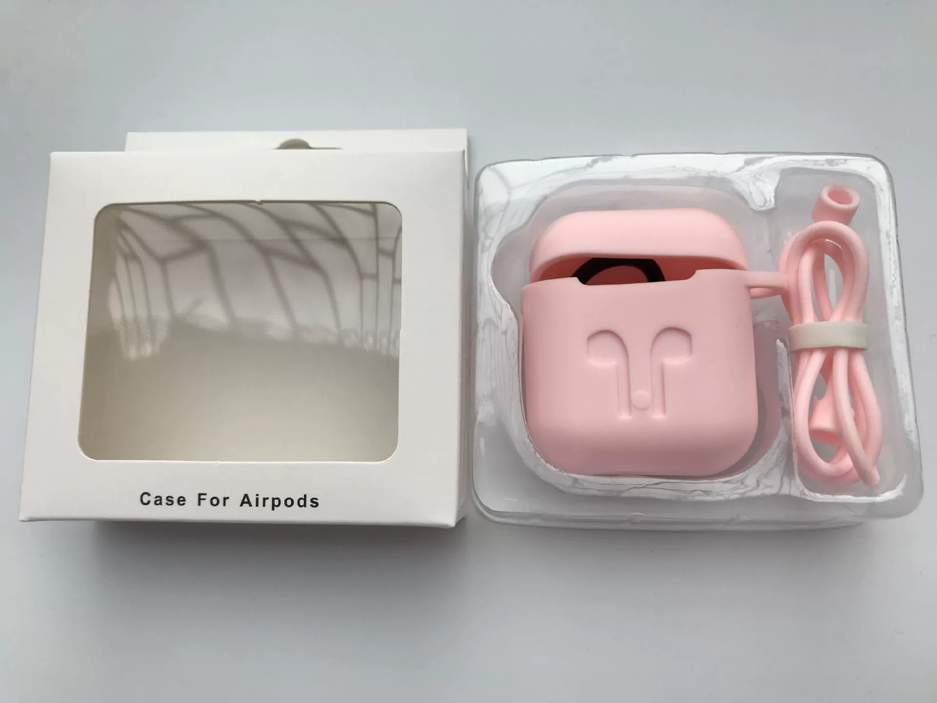 Силиконовый защитный чехол для AirPods, совместим с беспроводными наушниками, 13 цветов, карабин/крючок/верёвка