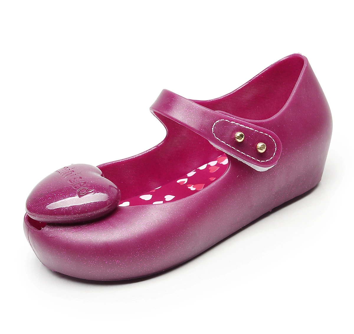 2022 новый MINISED Летние детские ботинки желе для девочек сандалии для малышей ходоков * Водная защита * персиковое сердце