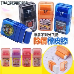 創意公主大滾輪擦橡皮擦 變形金剛大滾輪擦  學生文具橡皮