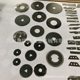 Three-hole blade film cutting straight blade 43*22*0.3 double-edged blade