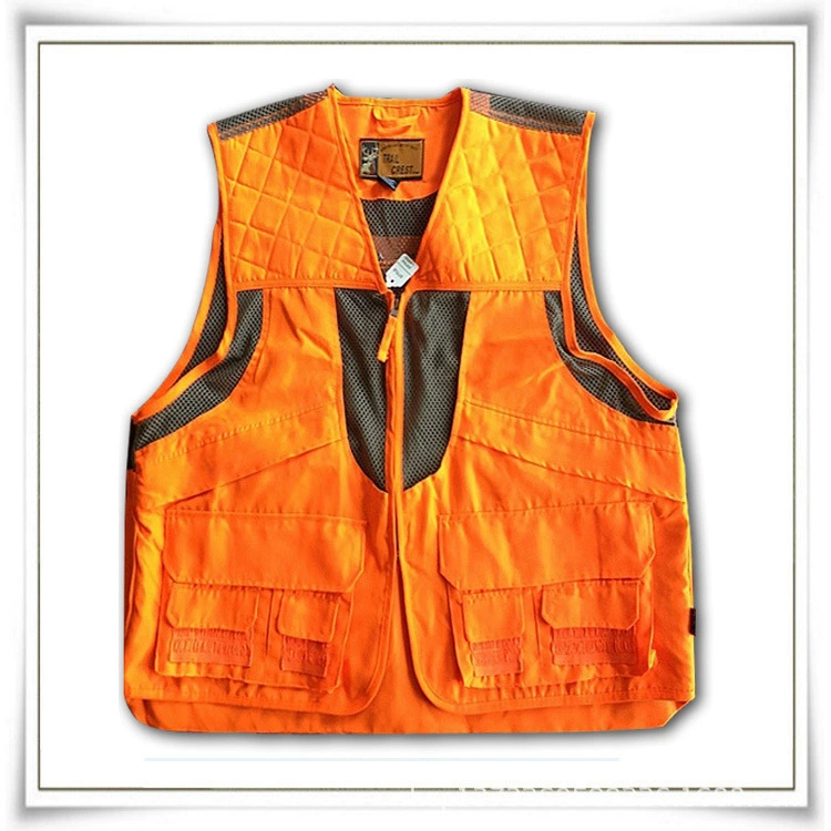 Производитель выпускает многофункциональный жилет с множеством карманов, мужской рыболовный жилет из быстросохнущей ткани.