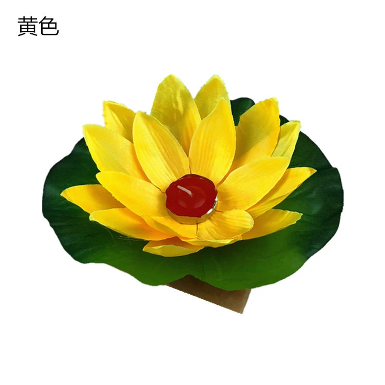 鼎承 Silk candle, lotus flower, flashlight, (Physicals)