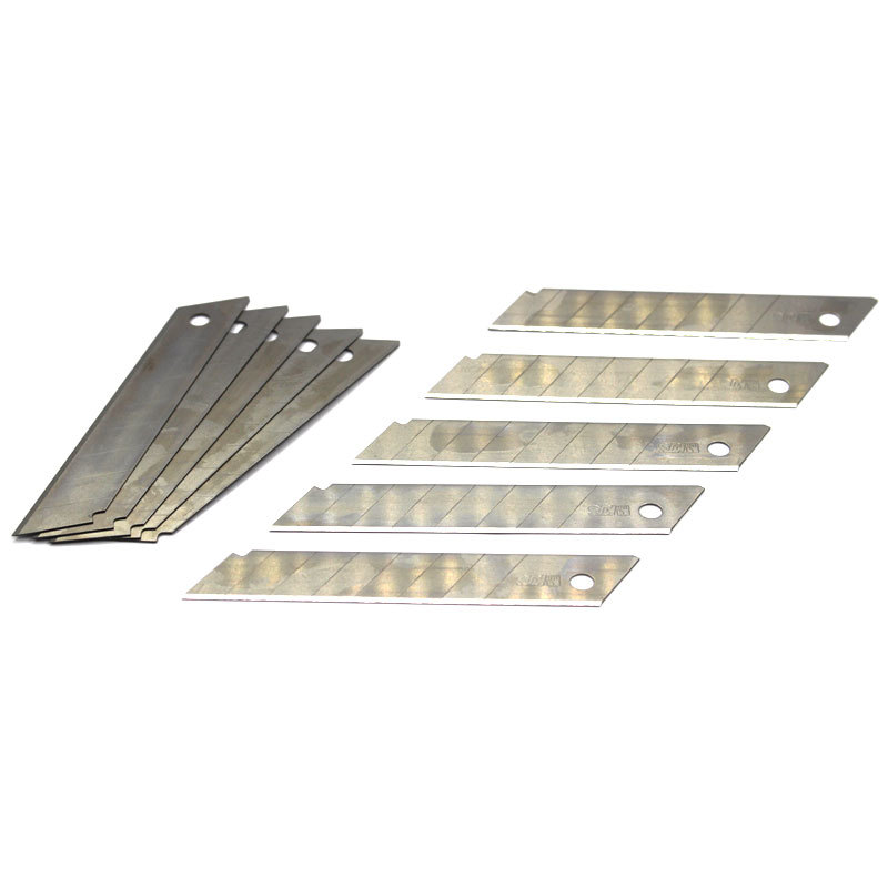 厂家批发超锋利优质耐用美工刀片 18mm 壁纸刀片一盒10片