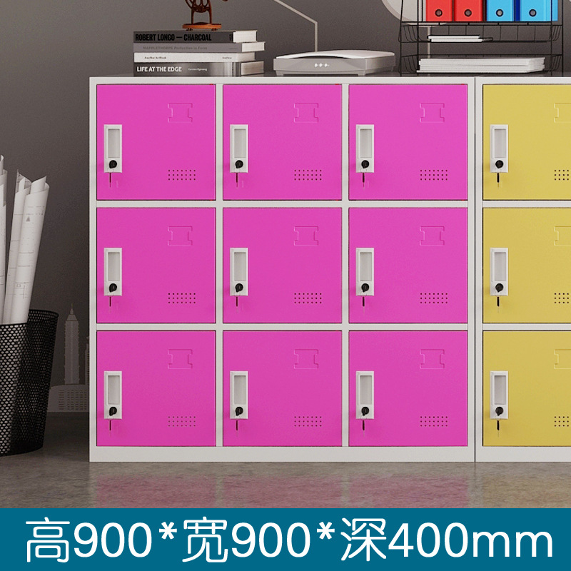 Estudiante armario color estudiante estantería multi-puerta zapato gabinete de almacenamiento gabinete balcón gabinete de hierro pequeño gabinete
