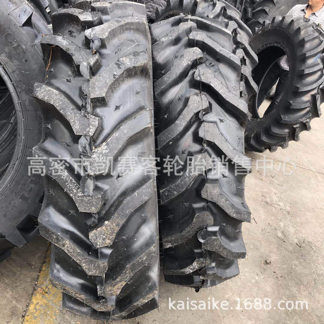 品牌13.6-24农用人字拖拉机轮胎含钢丝带束层三包质量