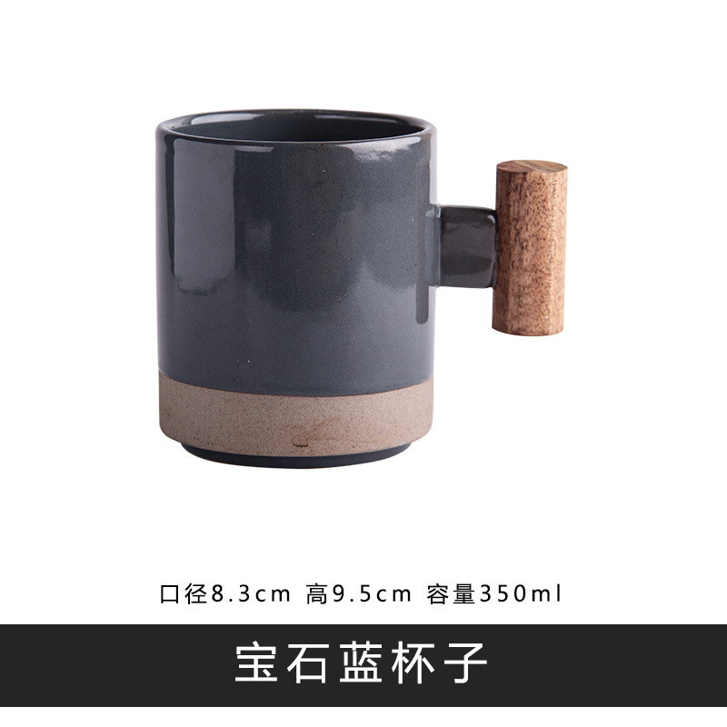 Coreano de cerámica vajilla cena plato tazón taza madera