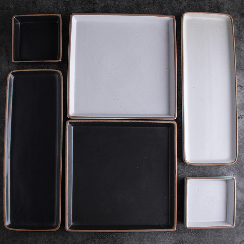 Coreano de cerámica vajilla cena plato tazón taza madera