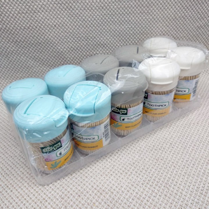D1 514 805 Flip palillo de dientes Protección del Medio Ambiente de doble cabeza fina palillo Yiwu 2 yuanes tienda departamental suministro al por mayor