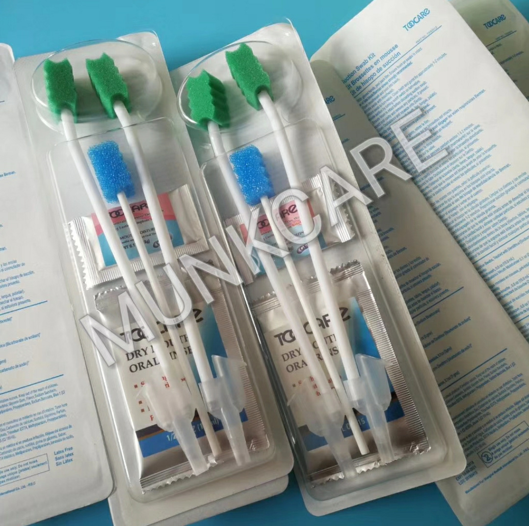 一次性医用口腔吸痰海绵棒口腔护理棒吸塑包装套装咔痰清洁刷