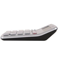 得力1512水晶按鍵語音計算器大屏幕計算機財務用大按鍵計數器批發