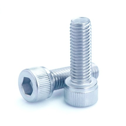 DIN912(GB70.1) 螺丝 M8 圆柱头滚花 内六角 不锈钢304(A2)