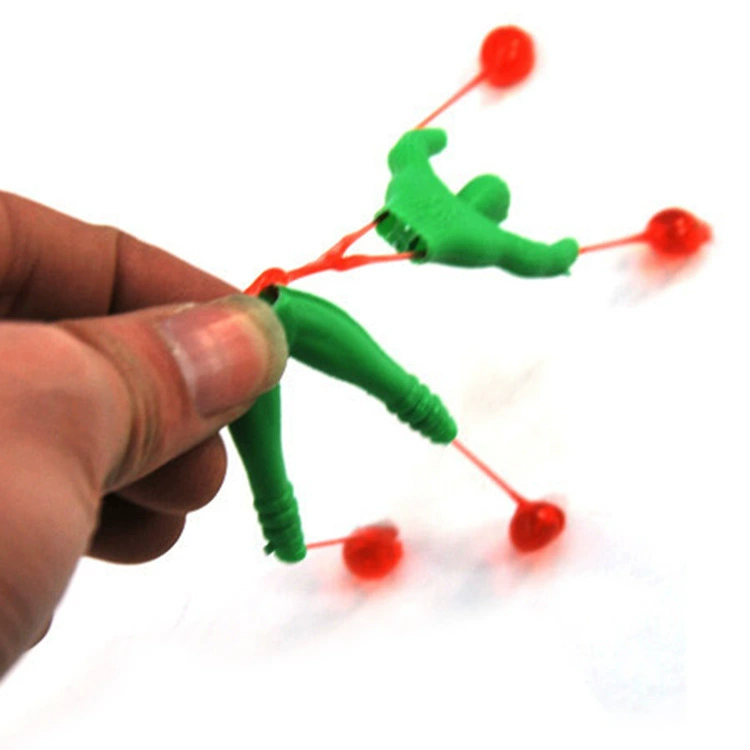 Wall-climbing Sticky Stickman Toy, Multicolour 4-pack, Small Gift, 6 g each