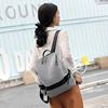 Fashionable backpack, capacious shoulder bag for traveling, Korean style, anti-theft