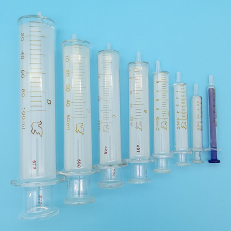 兔高玻璃玻璃针筒点胶针筒1/2/5/10/20/30/50/100/120ml 点胶加墨