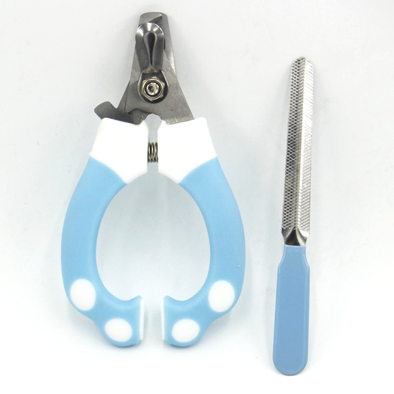 Cortaúñas para perros con juego de cuchillos de frustración Cortaúñas para perros y gatos, tijeras para pies de perro grandes, rectificador de uñas, productos de limpieza para mascotas