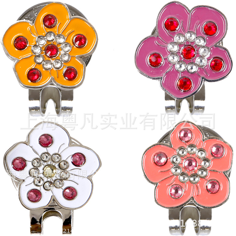 Auto-Suministro de fábrica en stock suministros de golf accesorios clip de imán de metal para consulta de dibujo clip de sombrero de golf