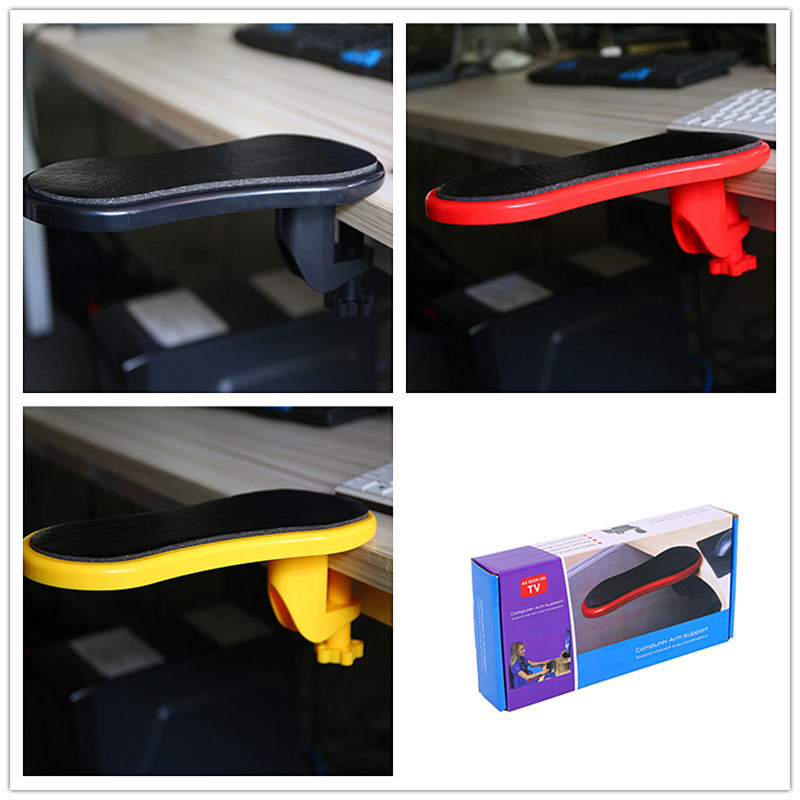 Transfronterizo popular soporte de mano de la computadora brazo de apoyo alfombrilla de ratón soporte de muñeca soporte de la mano de la computadora a bordo del ratón de la computadora