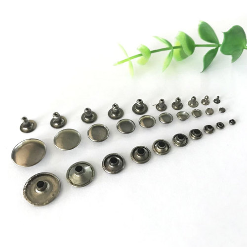 Manufacturer direct supply DIY single-sided rivet round with trumpet mouth rivet head nail wholesale, in stock, mother and son rivets, half copper