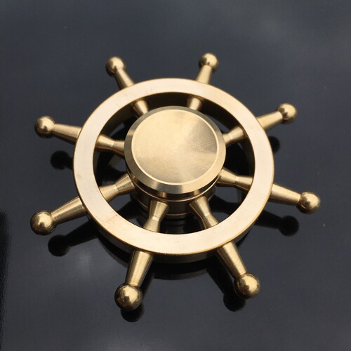 New Pure Copper Fingertip Spinner Stress Reliever Hand Spinner Wholesale from Factory