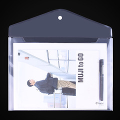 Easy Create 10-Pack Hook-and-Barrel File Folders for Students Office A4 Paper Storage Data Holders PP Transparent Archival Bags Wholesale