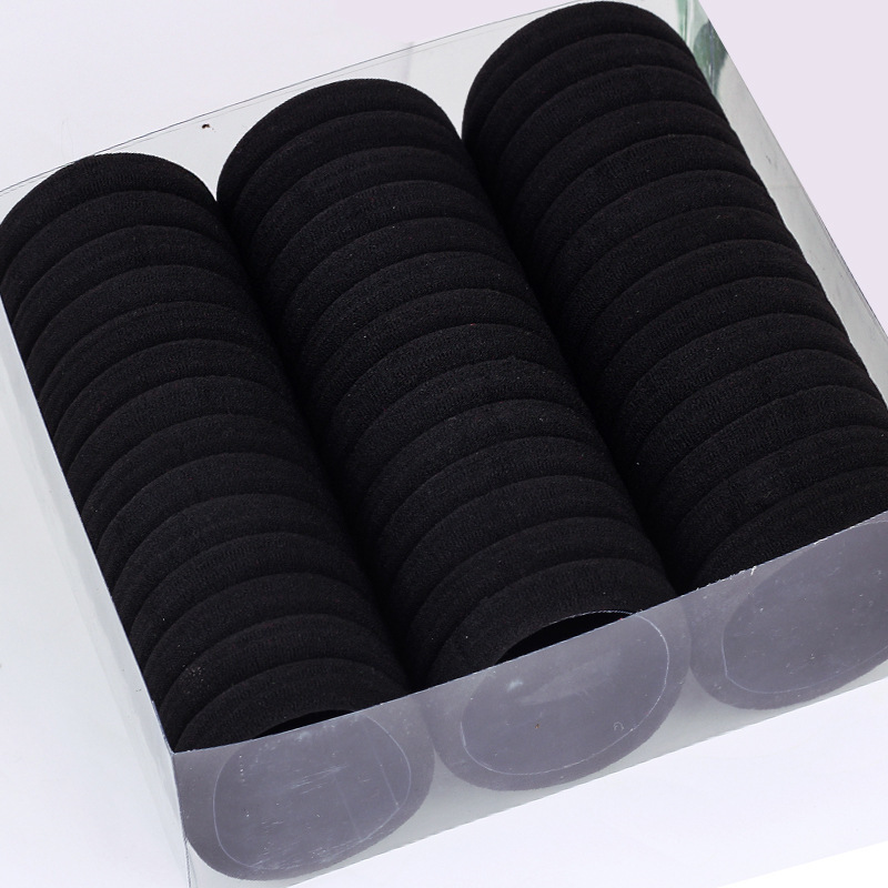 Seamless Headline Rope Rubber Band Hair Rope South Korea Fresh Style Mori Girl's Rubber Band Simple Personality Tie Hair Accessories Hair Ring