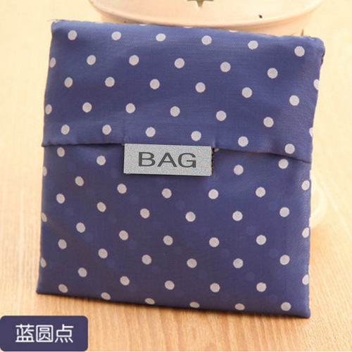 Fashion Square Eco-Friendly Shopping Bag Japanese Square Printed Oxford Cloth Foldable Shopping Bag bagcu