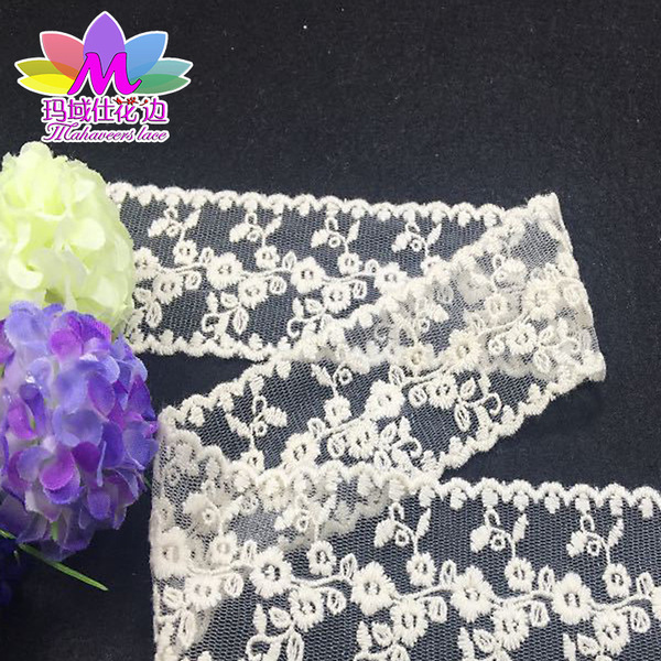 New exquisite wedding net web lace embroidered lace clothing DIY…