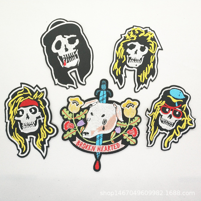 亚马逊速卖通可缝 可熨烫贴徽章布贴  DIY衣服补丁贴装饰贴包包贴