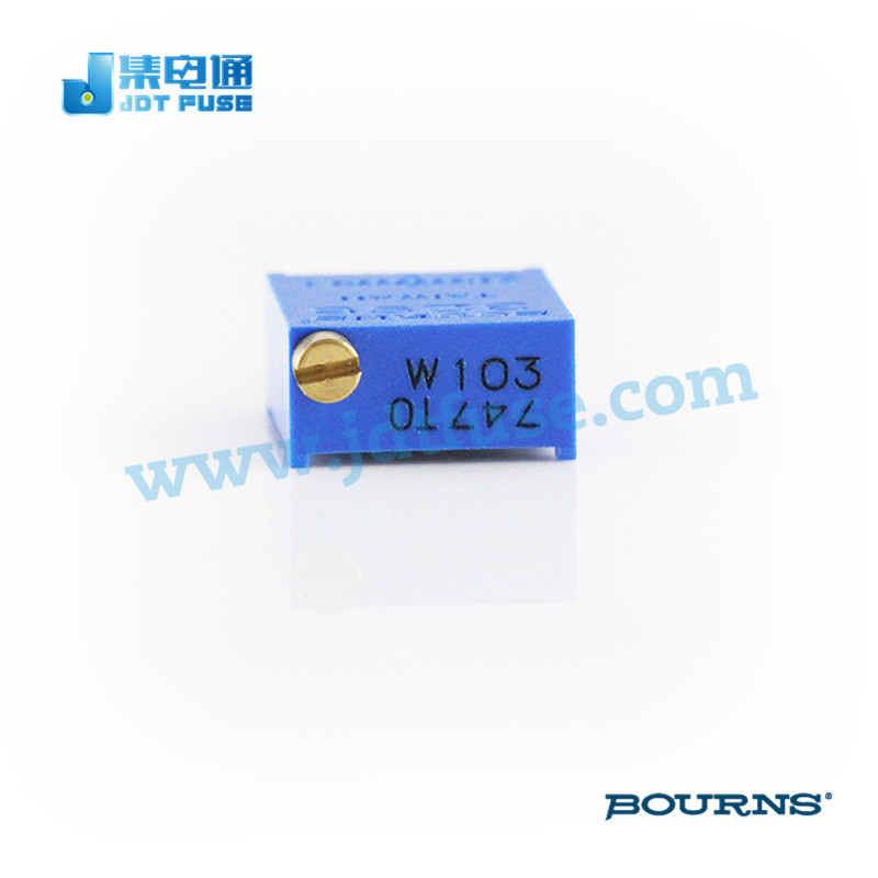 伯恩斯电位器3296W-1-103LF精密多圈电位器bourns可调电位器现货