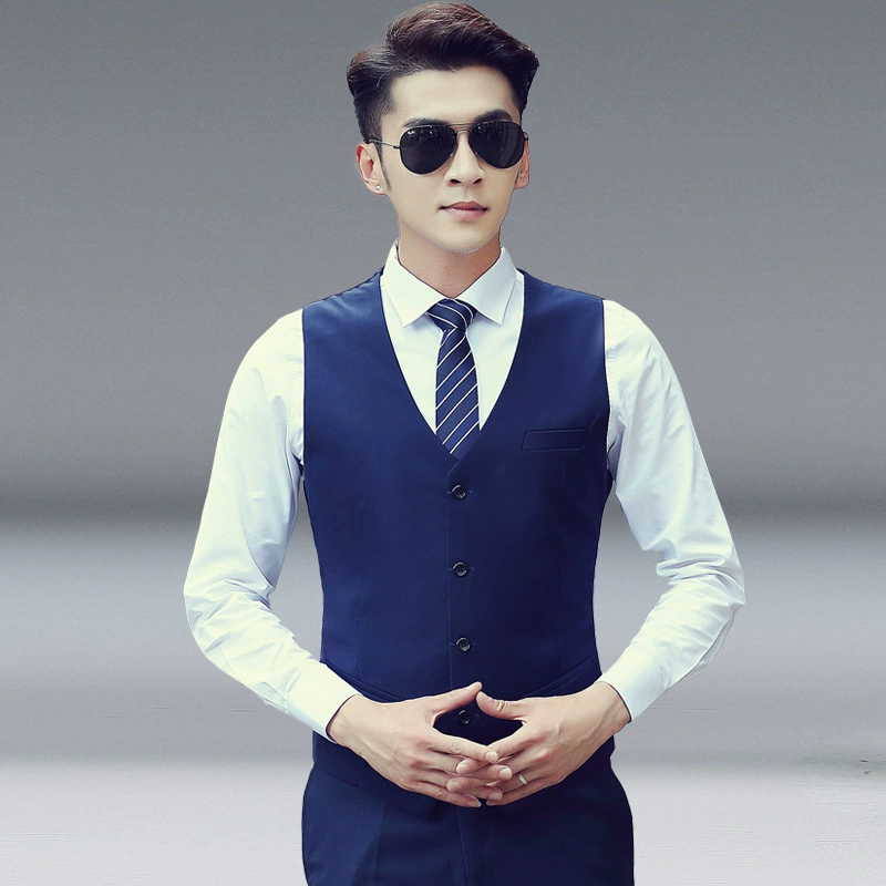 Осенний жилет, костюм для работы, slim fit, корейский стиль
