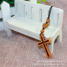 仿桃木一帆风顺树叶福字娃娃钥匙扣挂件批发 地摊货源创意小礼E18