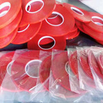 供应亚克力双面胶强力无痕双面胶亚克力红膜透明双面胶海绵双面胶