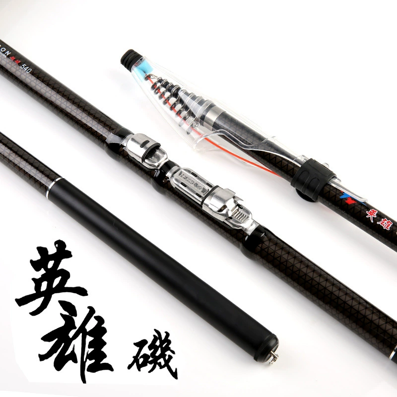 Jiji Рукодельная удочка Героик Jiji Vampire Carbon Fishing Rod 2.73.6 4.5 5.46.3 метров ручная и морская рыбалка снасти